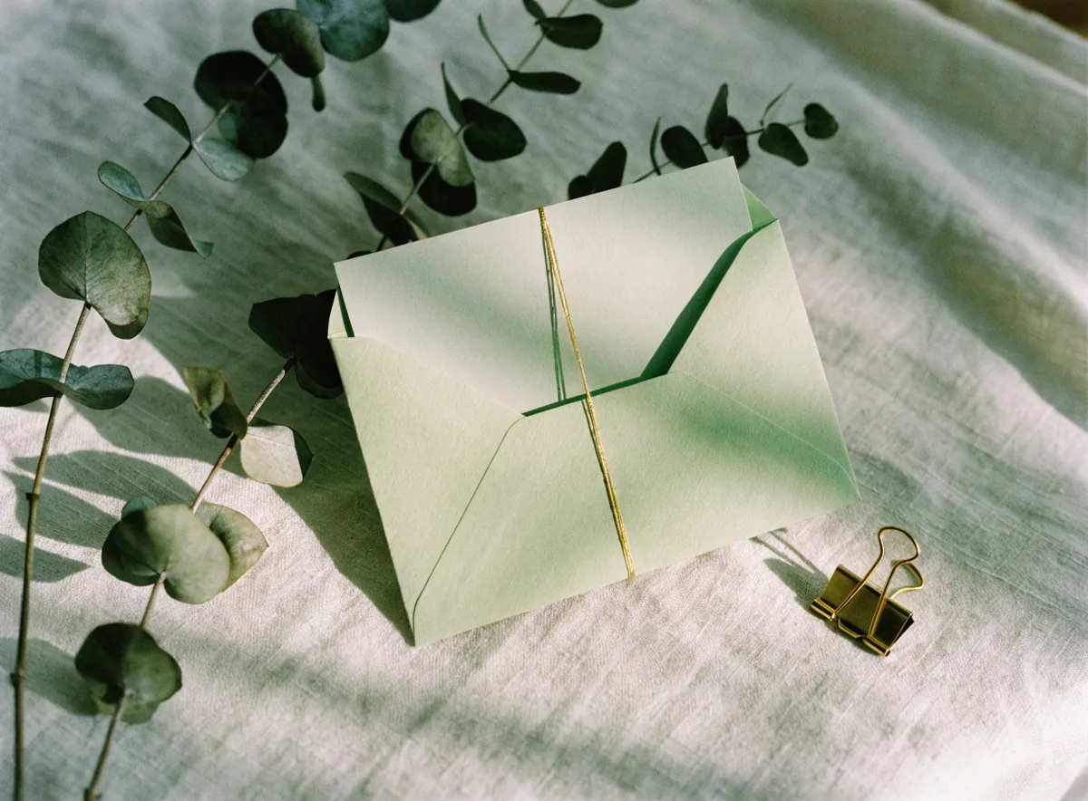 Hochwertig verpackter Geschenkgutschein